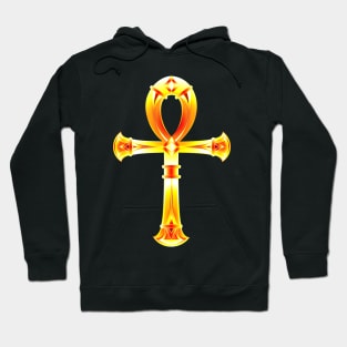 Burning Ankh Hoodie